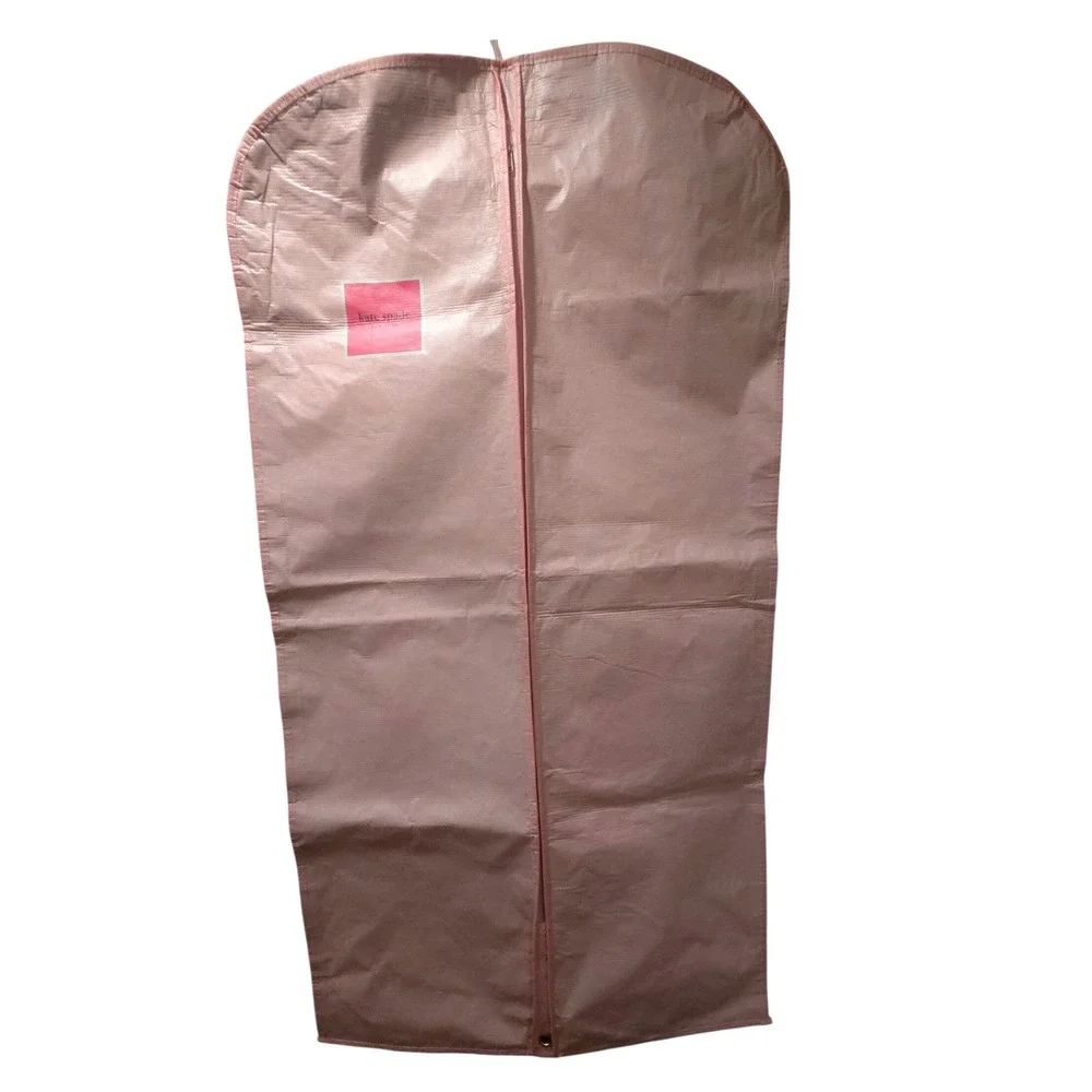 Kate Spade New York Pink Garment Bag Travel Suit Dress Storage Cover 48x24